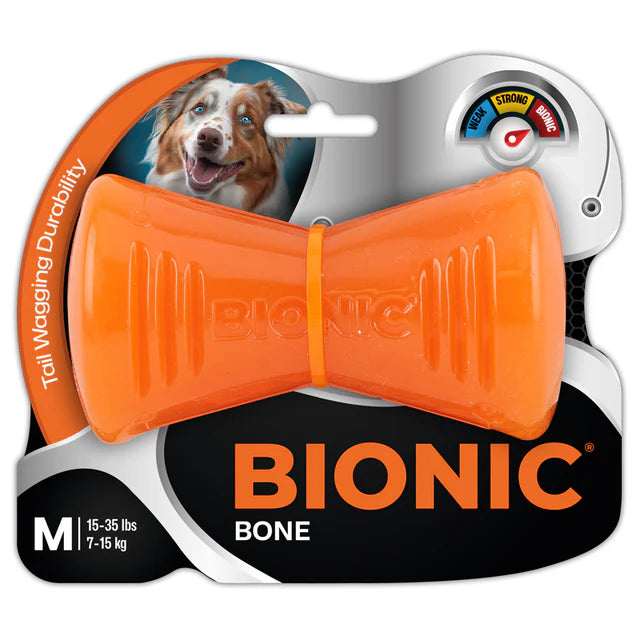 Juguetes ultra resistentes para perros BIONIC Hueso M
