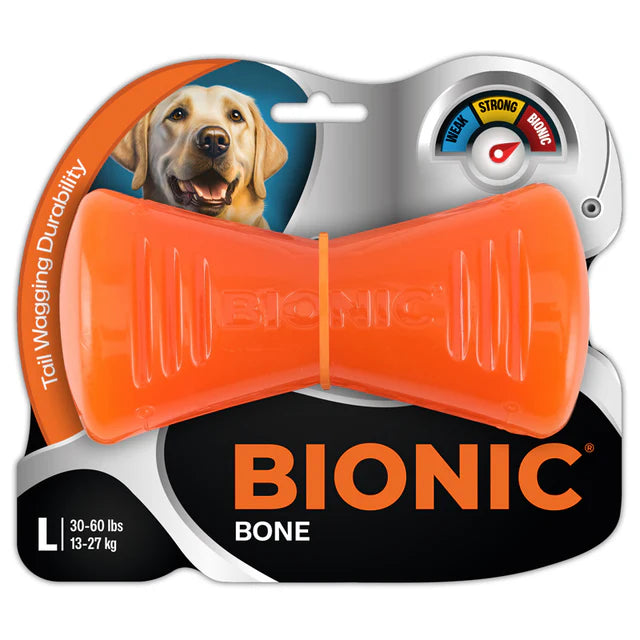 Juguetes ultra resistentes para perros BIONIC Hueso L