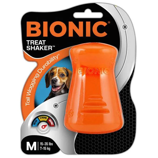 Juguetes ultra resistentes para perros BIONIC Treat Shaker M