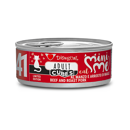 Disugual CUBES MINI ME 41 Carne de Res y Cerdo asado (12 x 85 g)