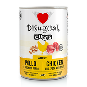 Disugual Dog CUBES Pollo, Speck y Espelta (6 x 400 g)