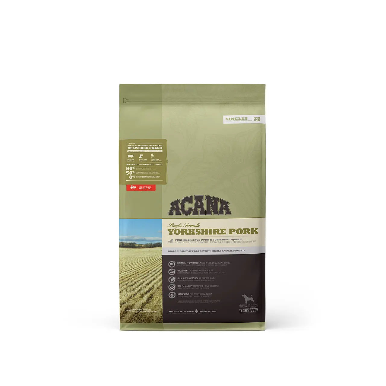 Acana Canine Adult Singles Yorkshire Pork
