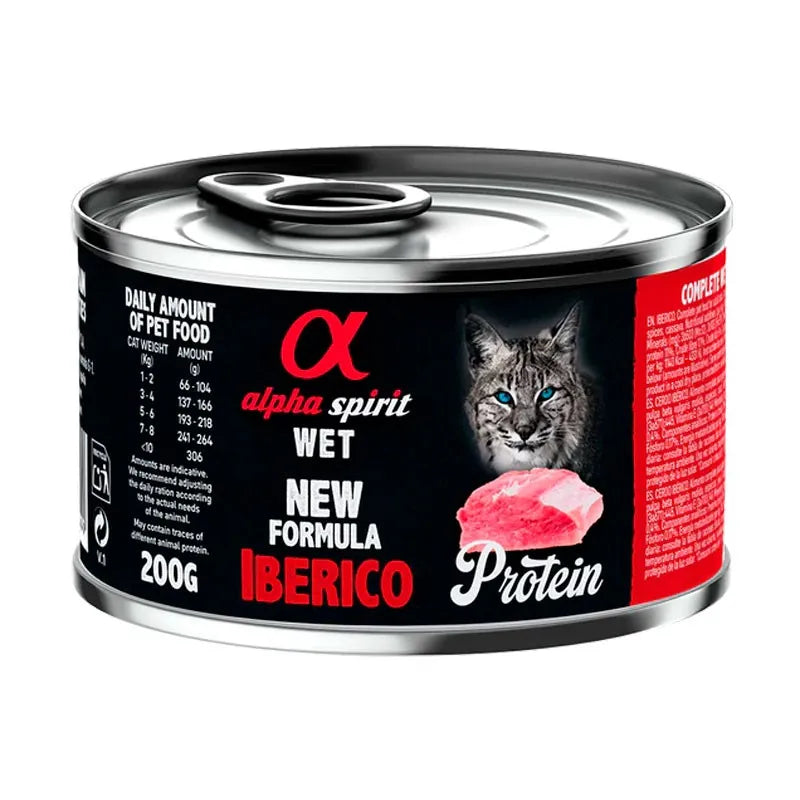 Alpha Spirit Feline Iberico lata Caja