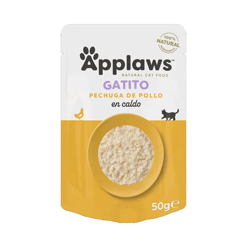 Applaws Kitten Sobre Pechuga De Pollo En Caldo