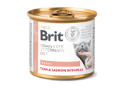 Brit HÚMEDO SG DV Gato RENAL Atún y Salmón (6 x 200 g)