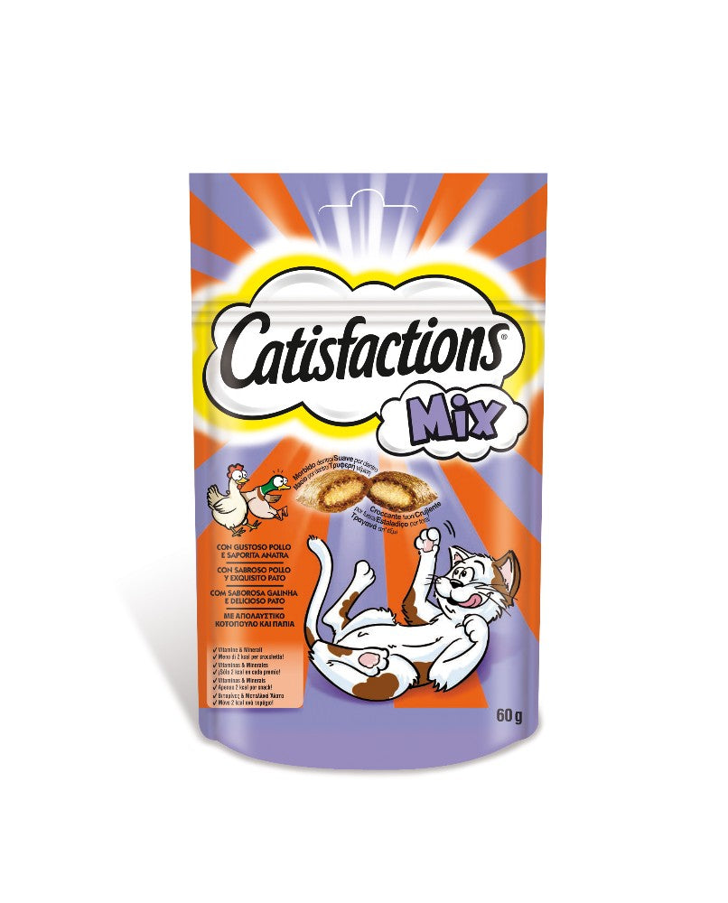 Catisfactions MIX Pollo y Pato (6 x 60 g)