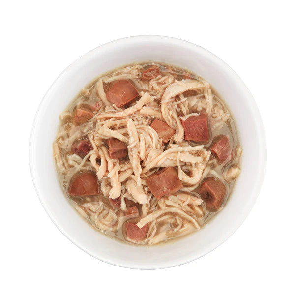 Schesir CAT AFTER DARK Lata Pollo en Caldo 80 g