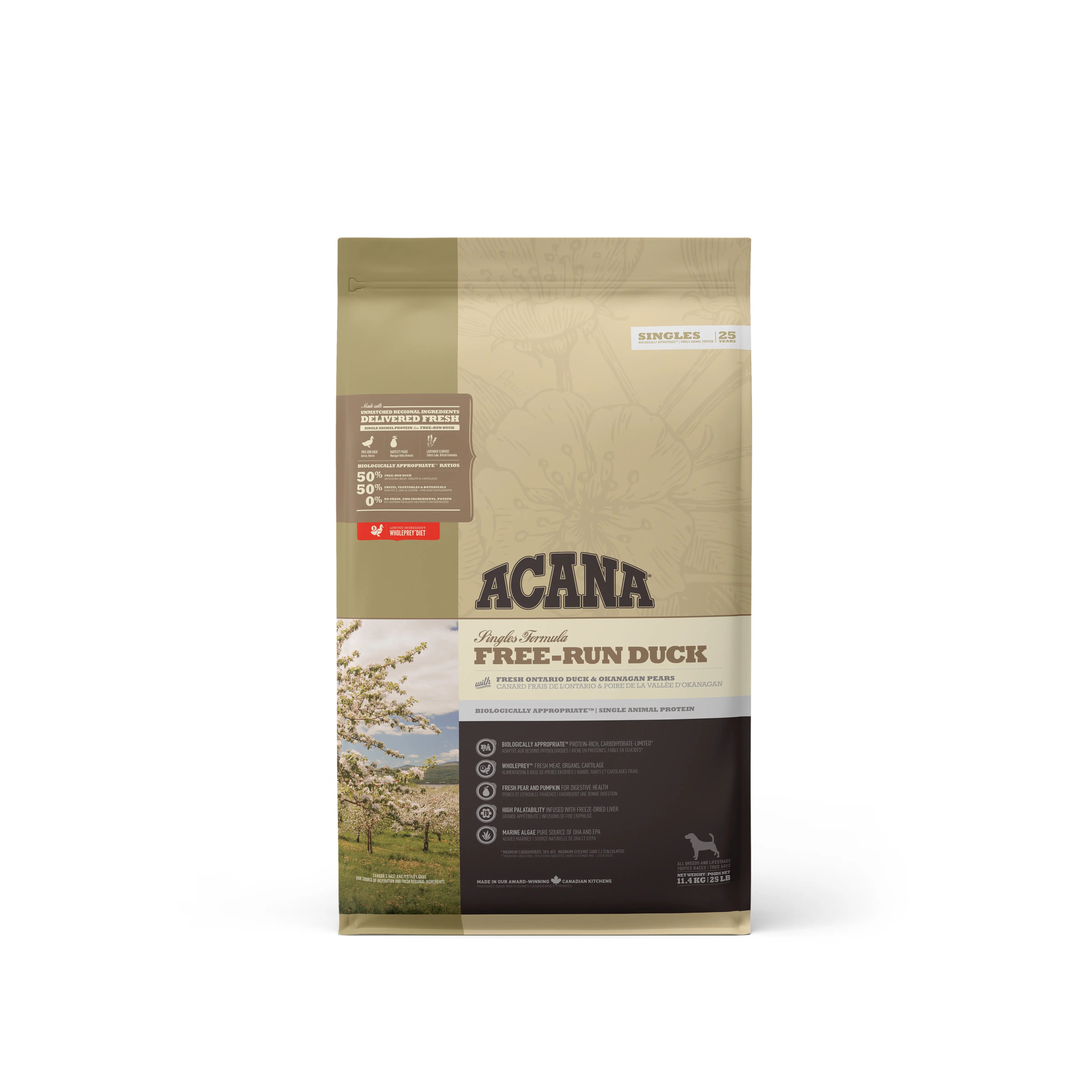 Acana Canine Adult Free Run Pato