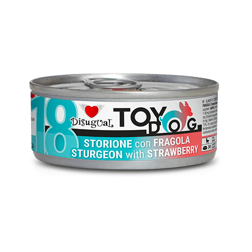 Disugual Toy Dog Esturión con fresa  85 gr
