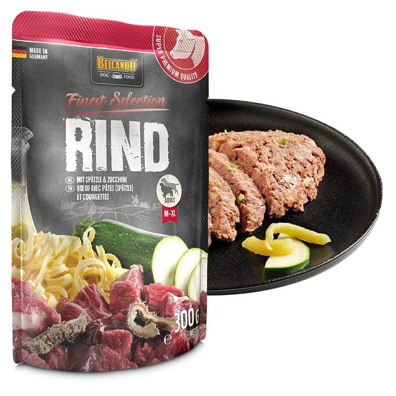 Belcando Ternera con pasta al huevo y calabacín Finest Selection