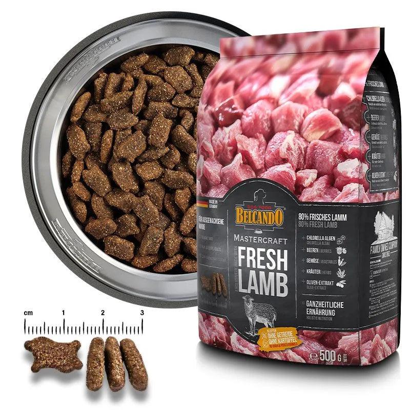 Belcando Fresh Cordero Mastercraft para perros - composición