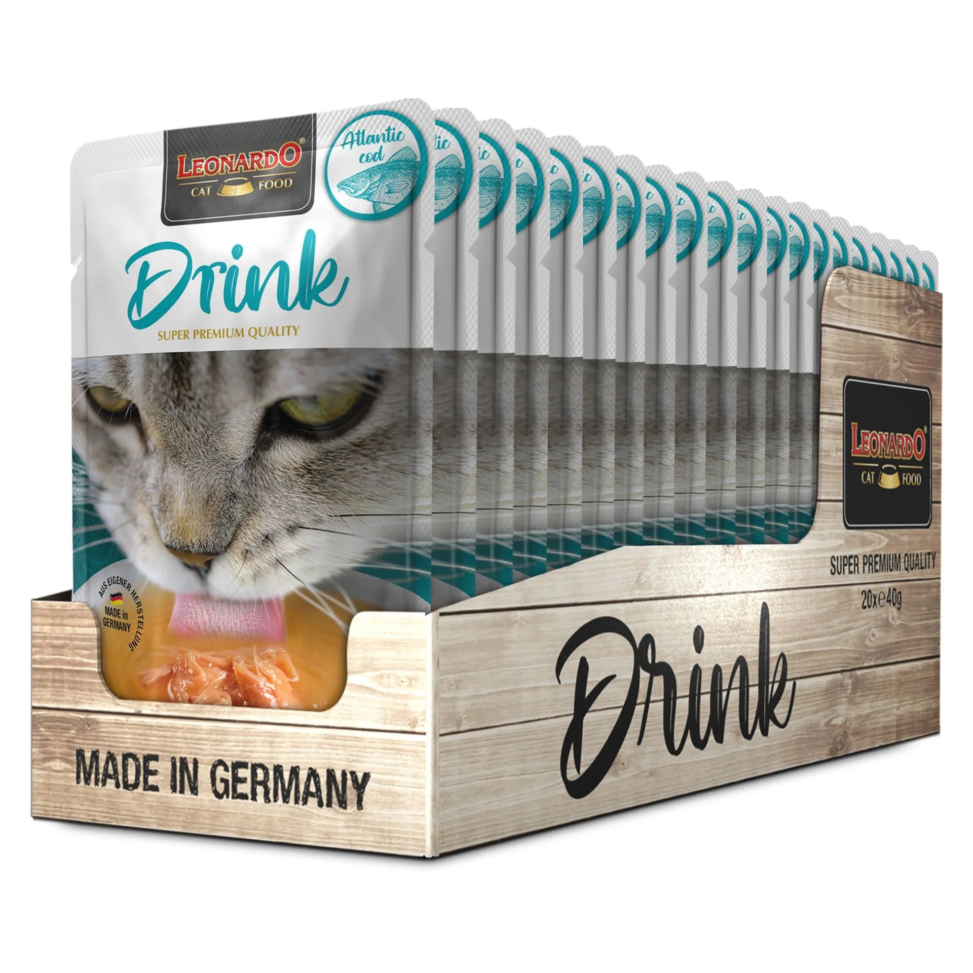 Leonardo Drink Atlantic Cod 40gr