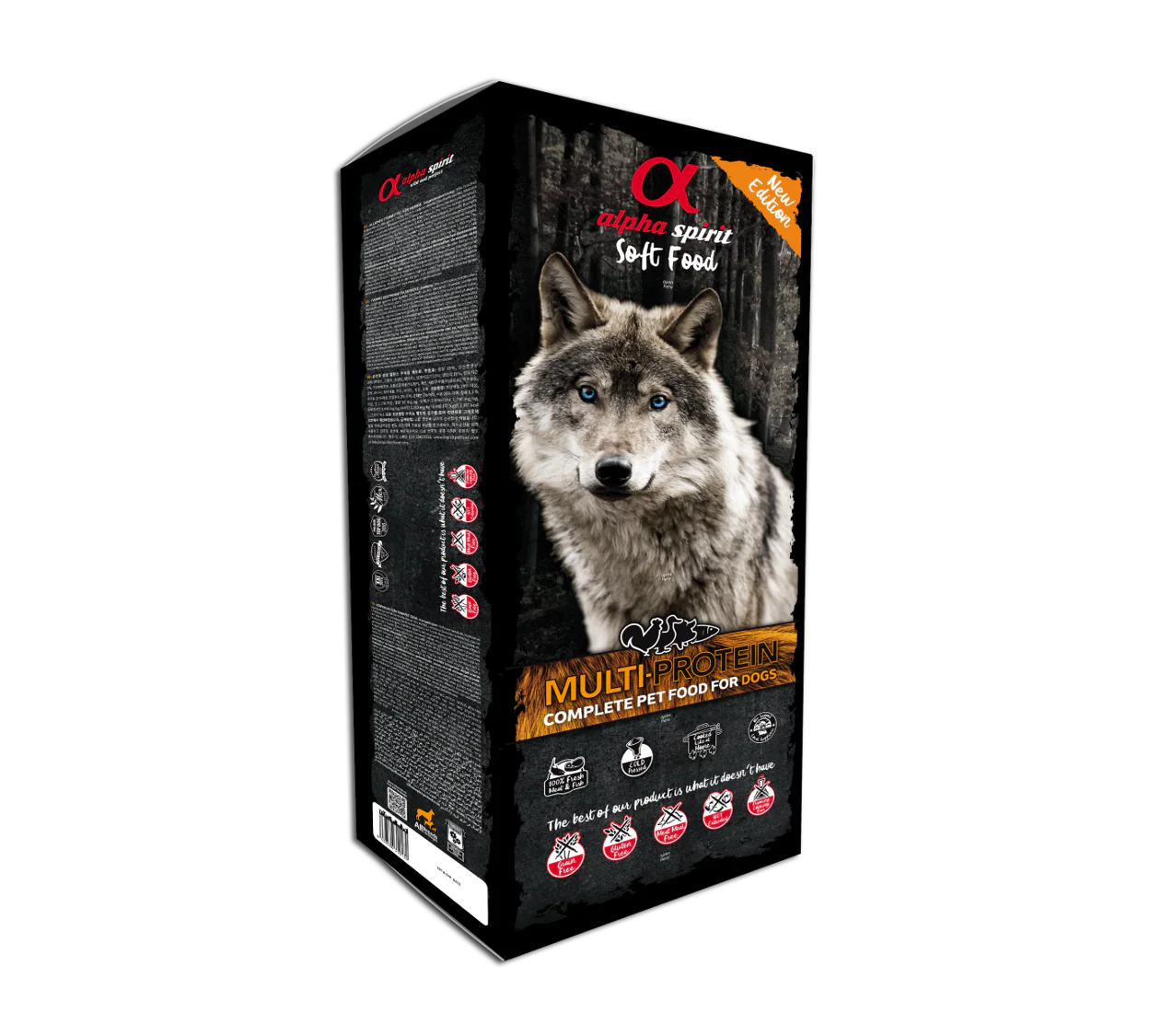 Alpha Spirit Perros Multiproteico Semihumedo Caja 9KG