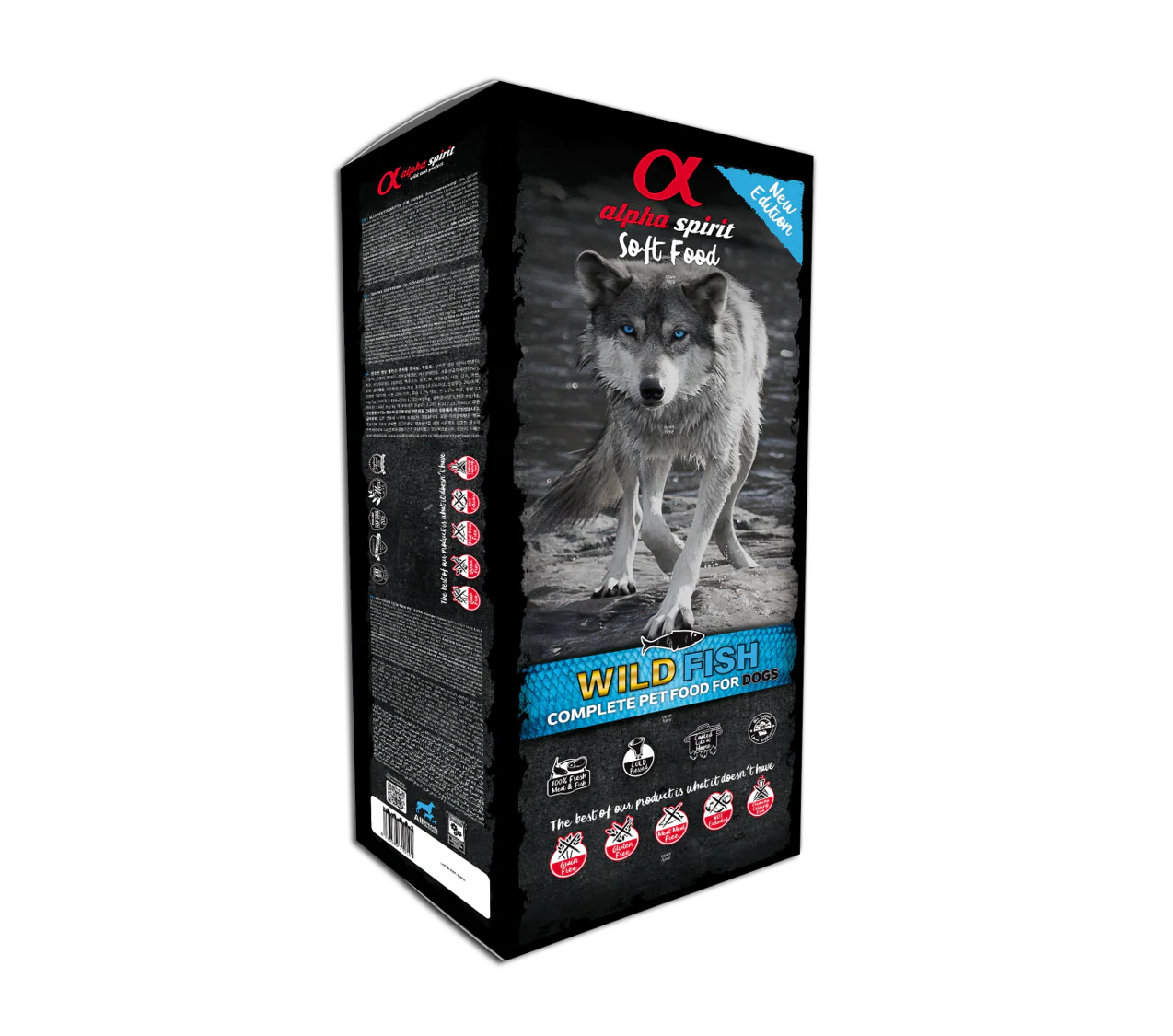 Alpha Spirit Perros Adulto Semihumedo Pescado 1,5KG