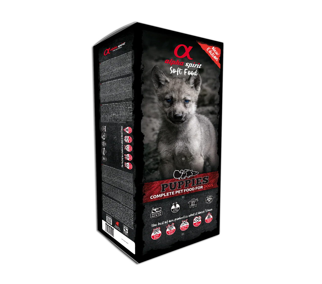 Alpha Spirit Perros Cachorro Semihumedo Caja 9KG