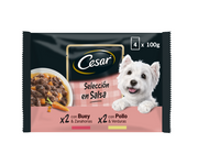 Cesar Selección en Salsa Pouch (13 uds. de 4 x 100 g)