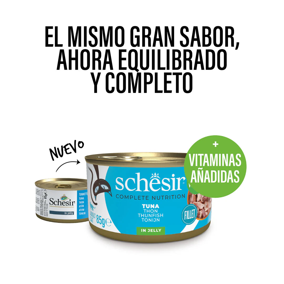Schesir CAT Lata Atún en Gelatina 70 gr