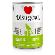 Disugual Dog MONOPROTEIN Codorniz (6 x 400 g)