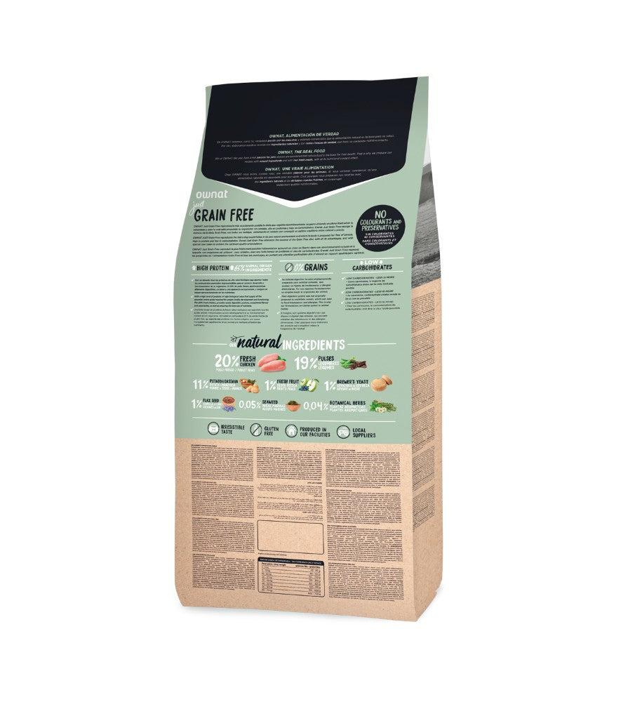 Ownat Just Canine Adult grain Free Pollo