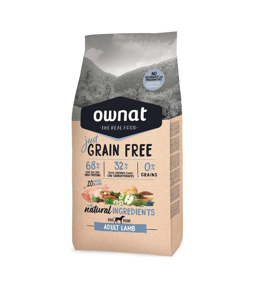 Ownat Just Canine Adult grain Free Cordero