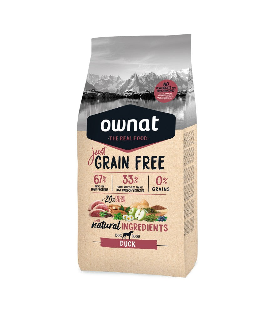 Ownat Just Canine Adult grain Free Pato