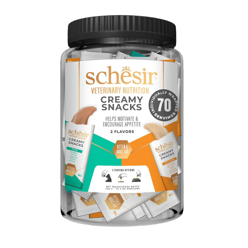 Schesir CAT CREAMY Atún y Pollo (70 uds.)