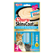 Churu Skin&Coat Atún y Vieira 4x14 gr